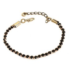 Bracciale tennis nero