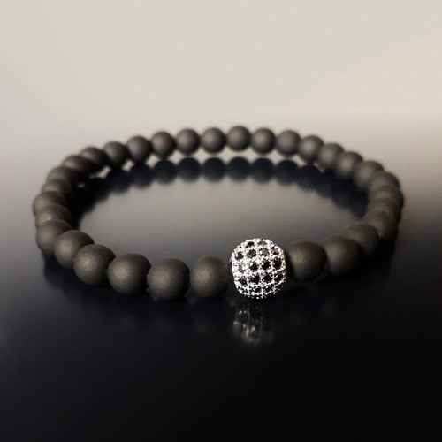 Bracciale perle opache - bracciale,