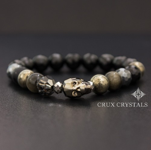 Bracciale uomo cristallo - bracciale,