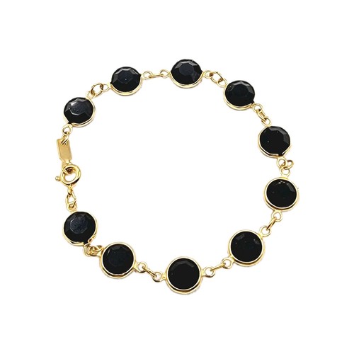Bracciale swarovski tono oro - bracciale,