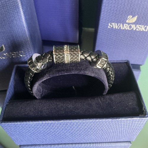 Bracciale uomo swarovski pelle - swarovski,
