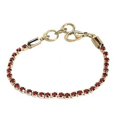 Bracciale tennis rosso